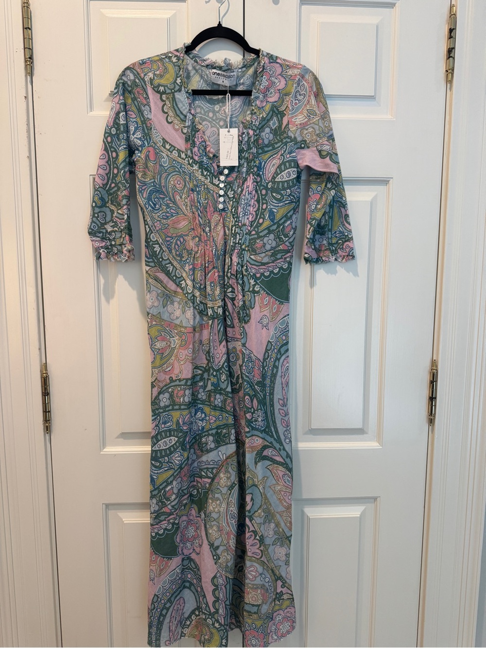 NWT Paisley Maxi Swim Coverup